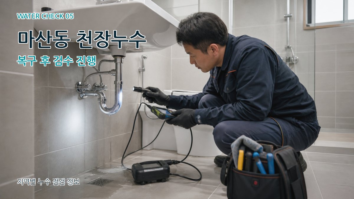 마산동 누수공사 누수탐지 이미지