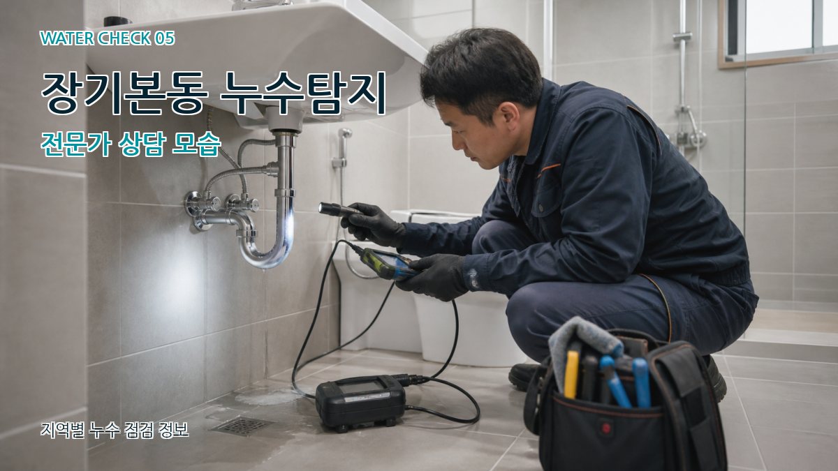 장기본동 누수공사 누수탐지 이미지