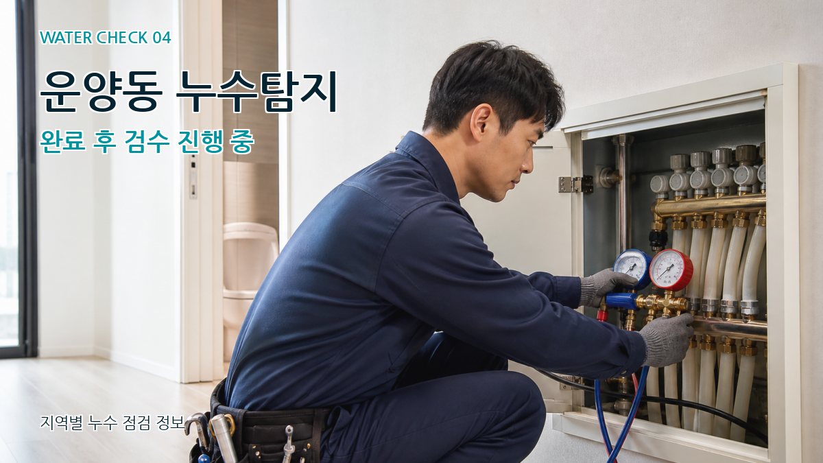 운양동 누수탐지 누수탐지 이미지