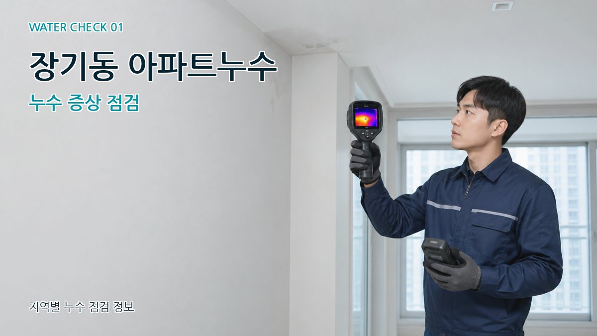 장기동 아파트누수 누수탐지 이미지
