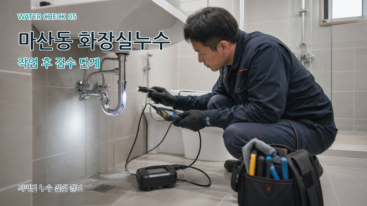마산동 누수공사 누수탐지 이미지