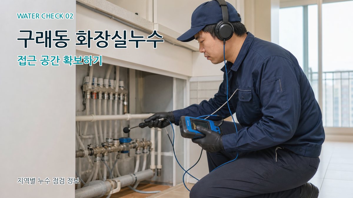 구래동 화장실누수 누수탐지 이미지