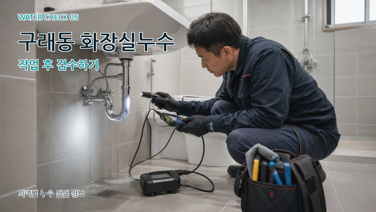구래동 누수공사 누수탐지 이미지