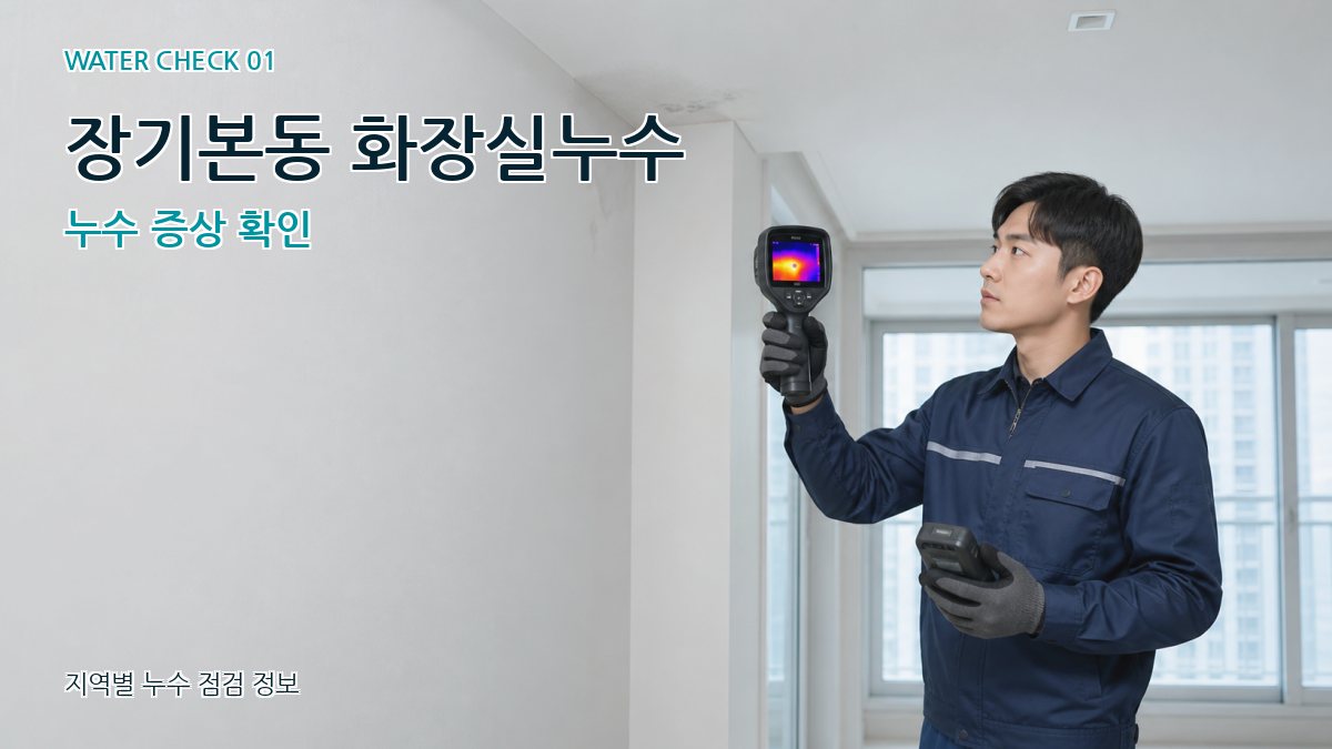 장기본동 아파트누수 누수탐지 이미지