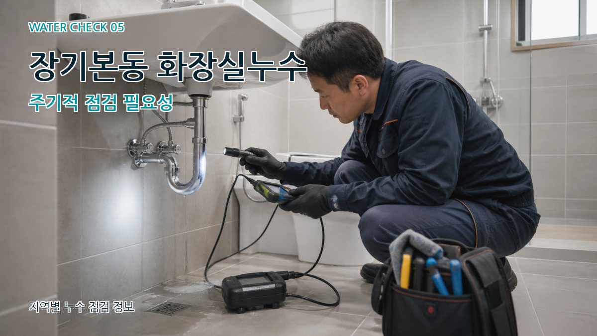 장기본동 누수공사 누수탐지 이미지