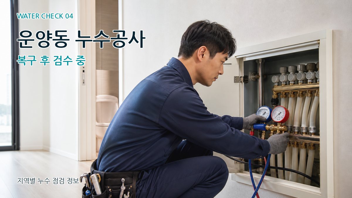운양동 누수탐지 누수탐지 이미지