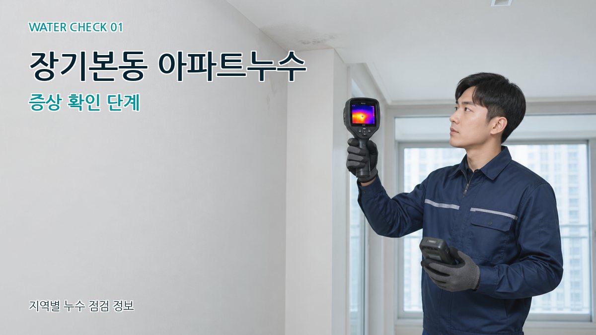 장기본동 아파트누수 누수탐지 이미지