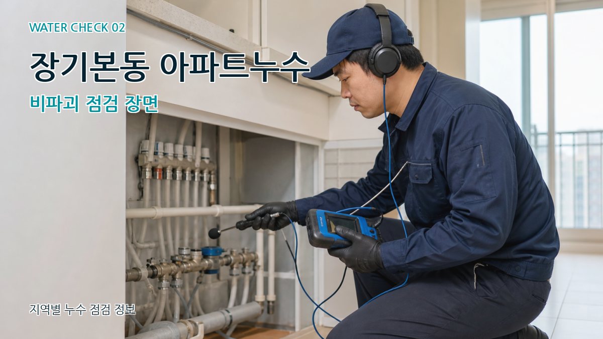 장기본동 화장실누수 누수탐지 이미지