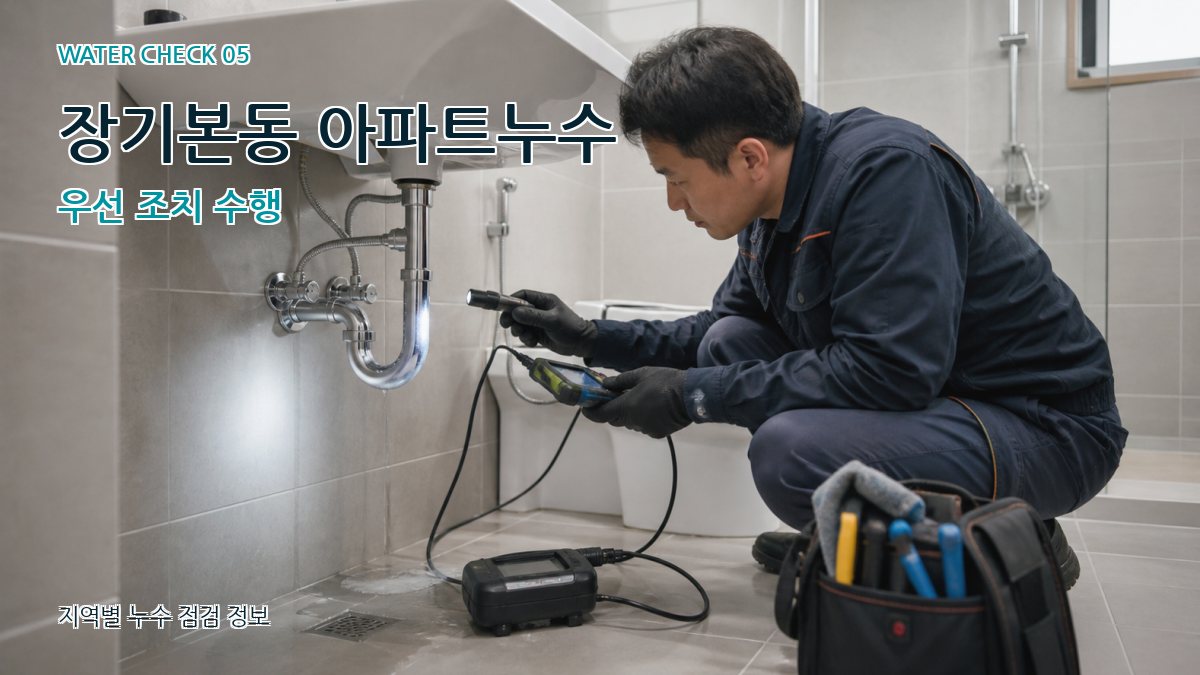 장기본동 누수공사 누수탐지 이미지