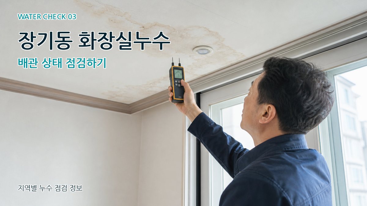 장기동 천장누수 누수탐지 이미지
