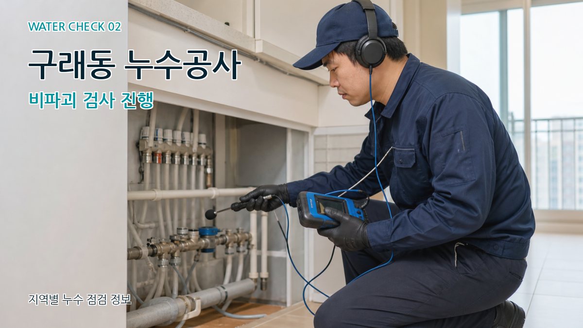 구래동 화장실누수 누수탐지 이미지
