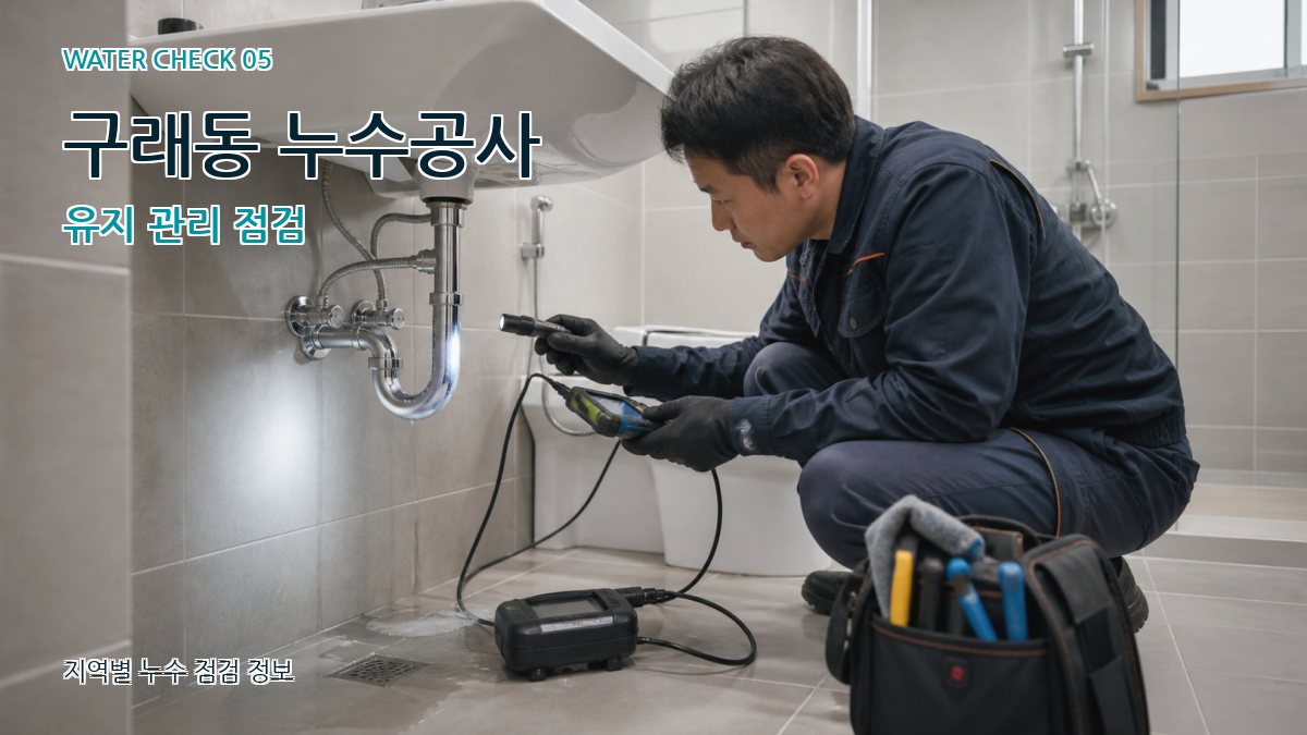 구래동 누수공사 누수탐지 이미지