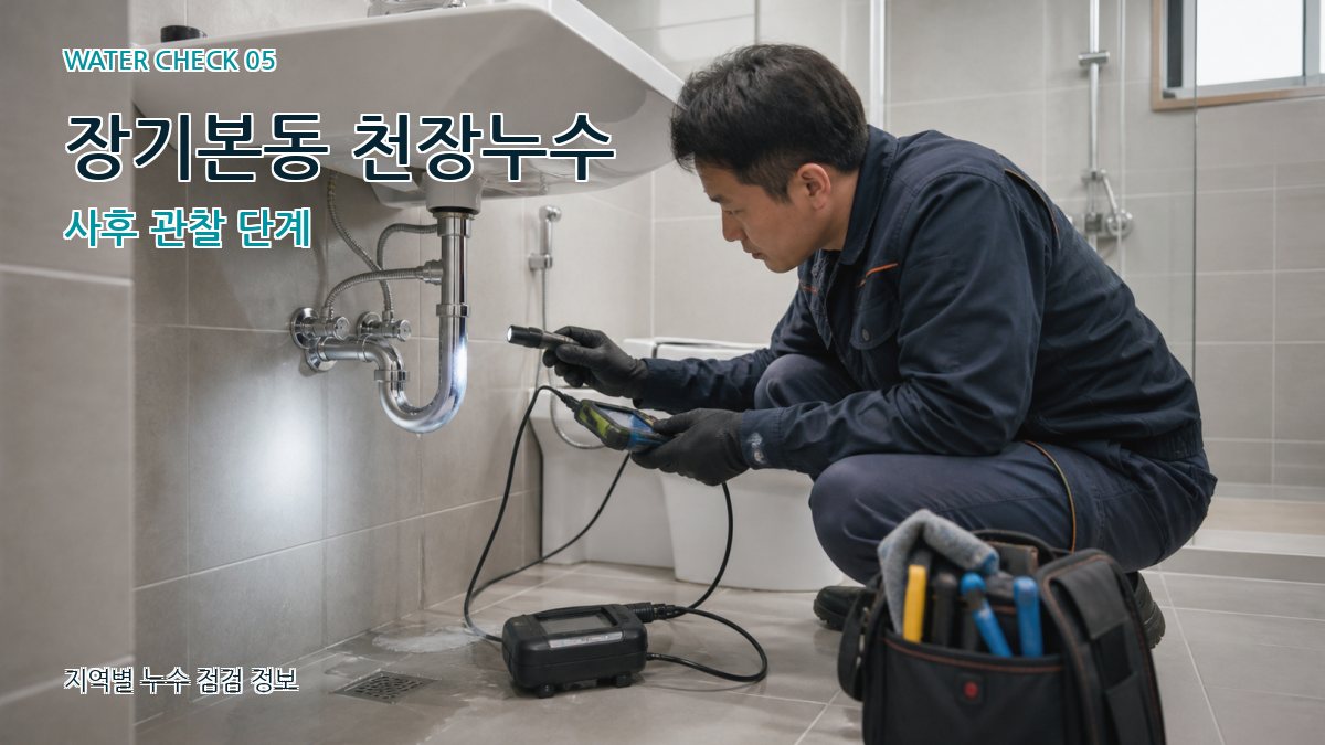 장기본동 누수공사 누수탐지 이미지
