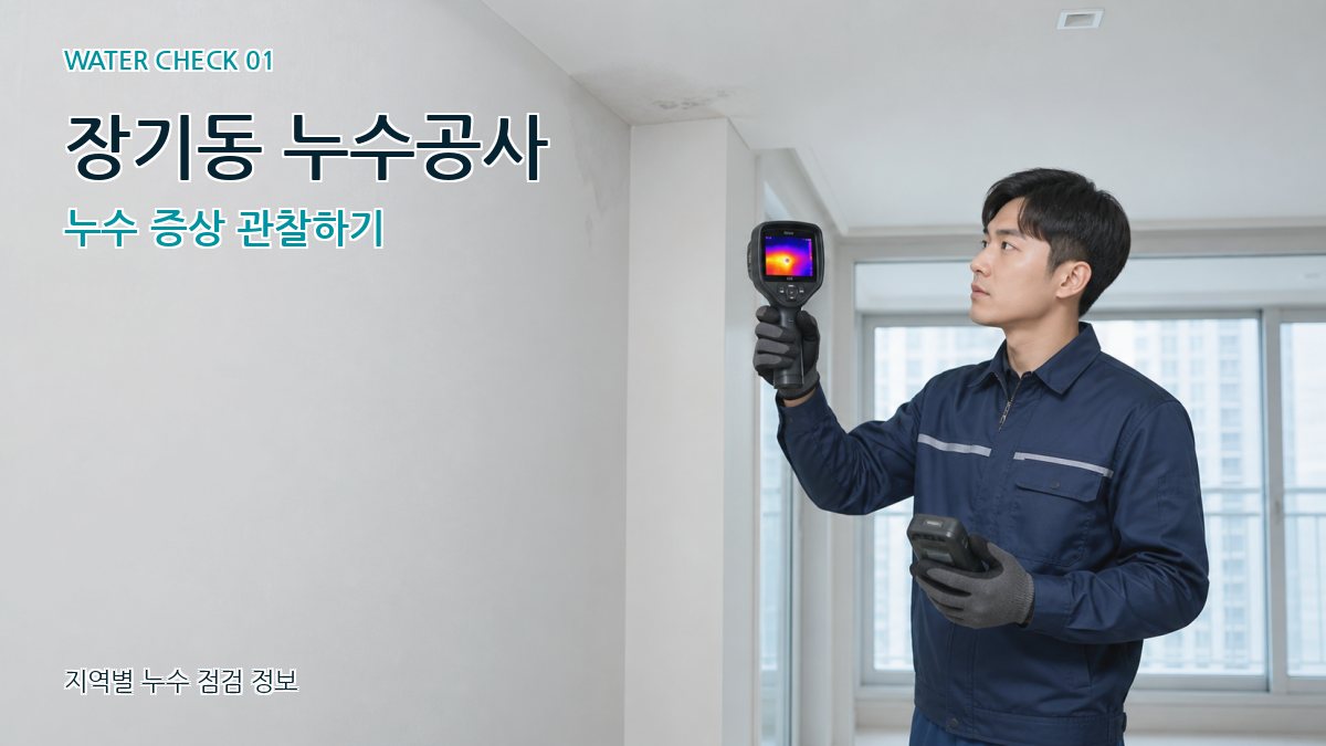 장기동 아파트누수 누수탐지 이미지