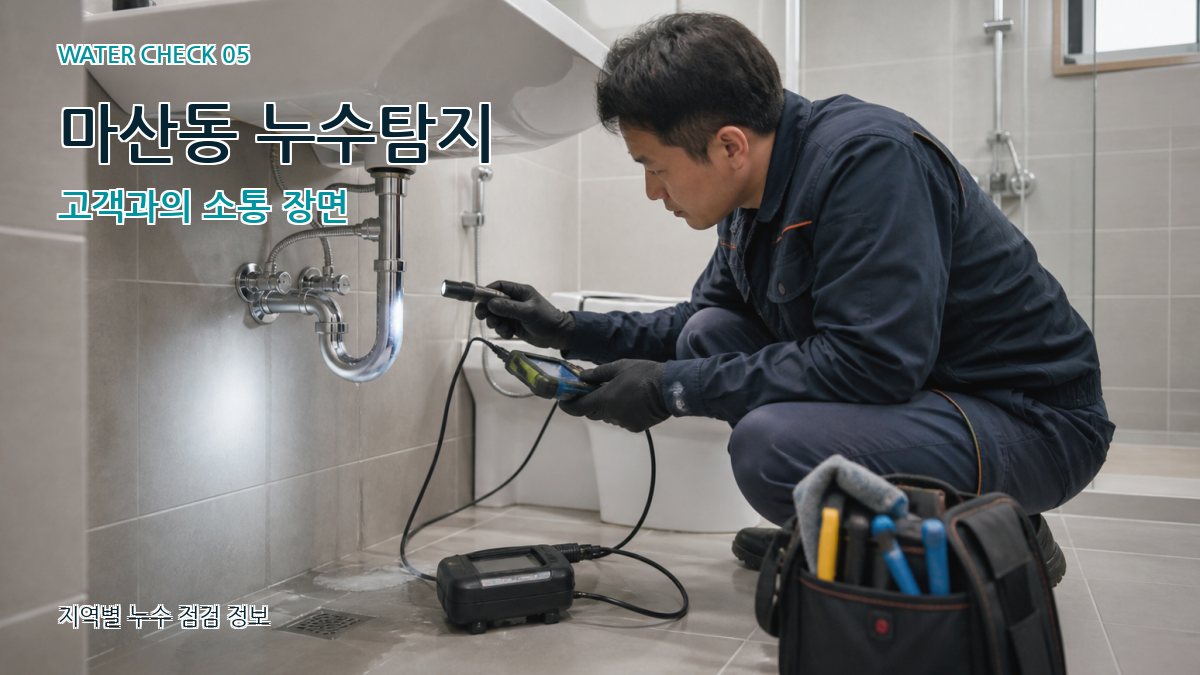 마산동 누수공사 누수탐지 이미지