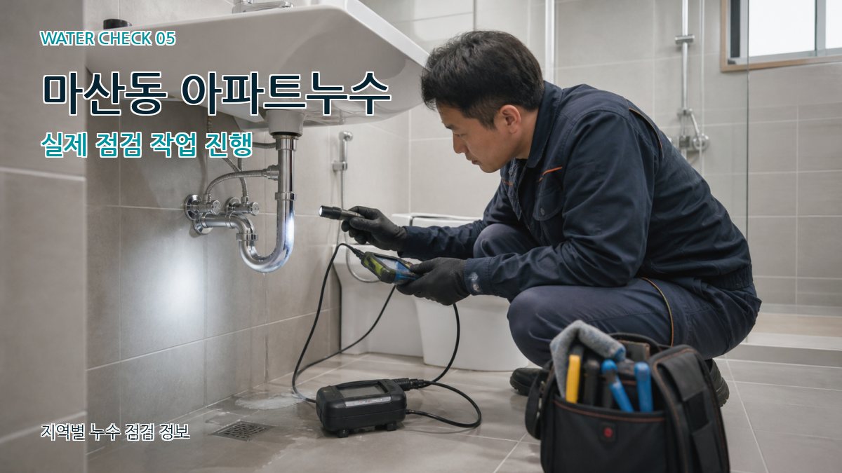 마산동 누수공사 누수탐지 이미지