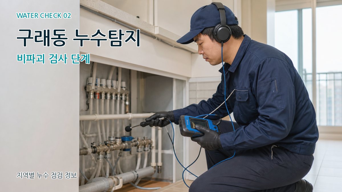 구래동 화장실누수 누수탐지 이미지