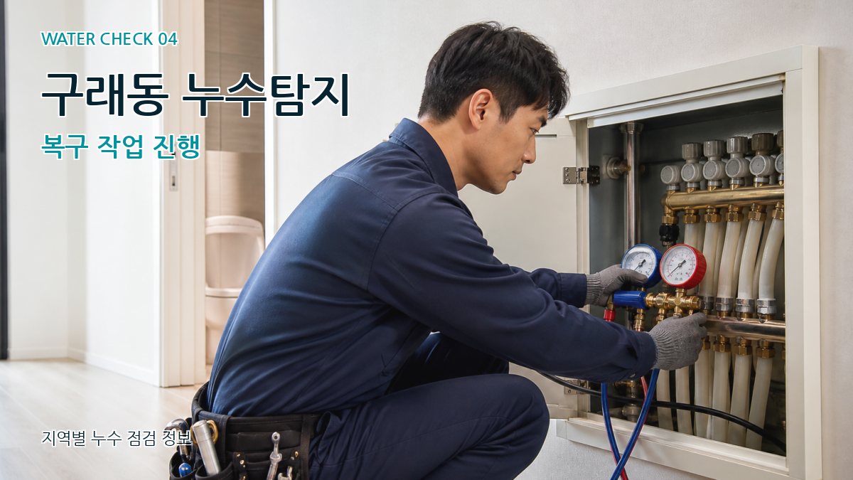 구래동 누수탐지 누수탐지 이미지