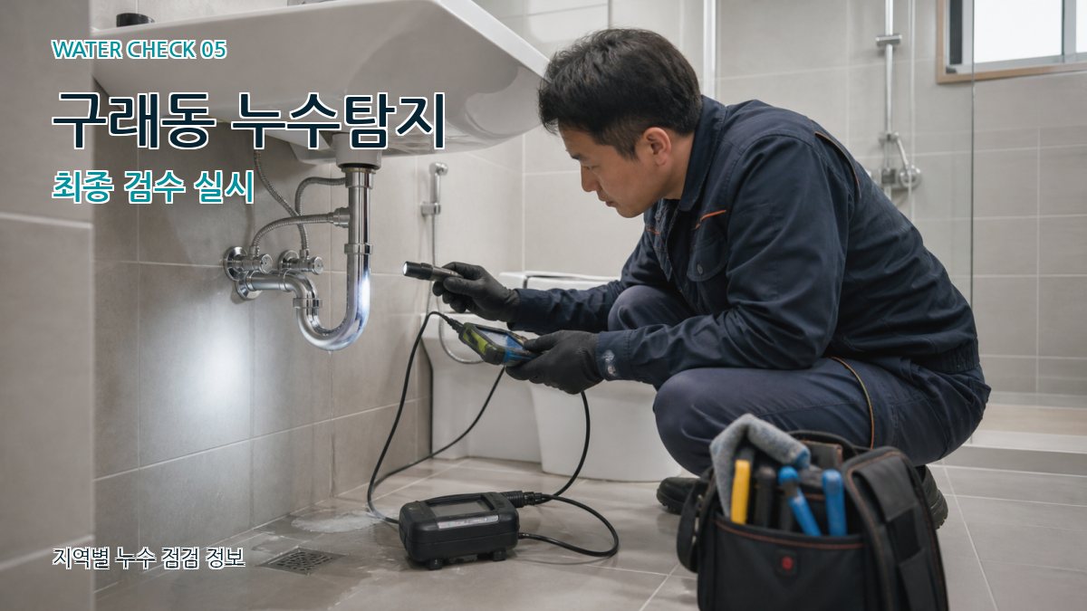 구래동 누수공사 누수탐지 이미지