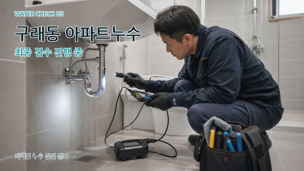 구래동 누수공사 누수탐지 이미지