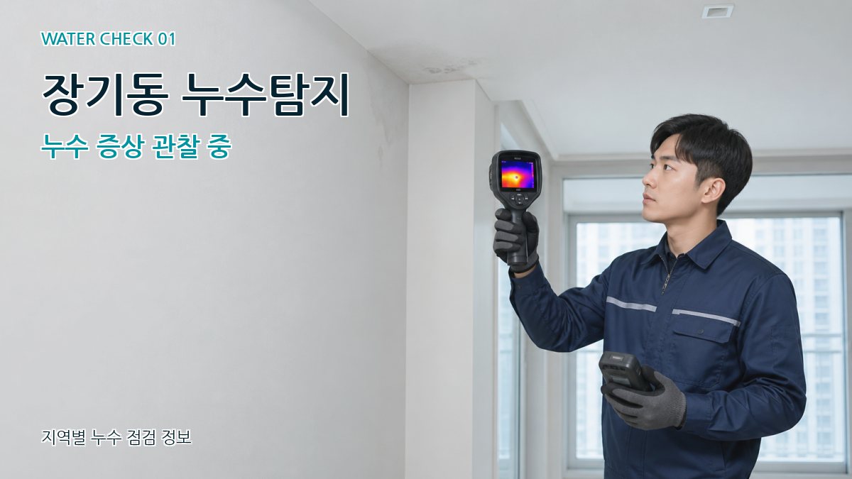 장기동 아파트누수 누수탐지 이미지