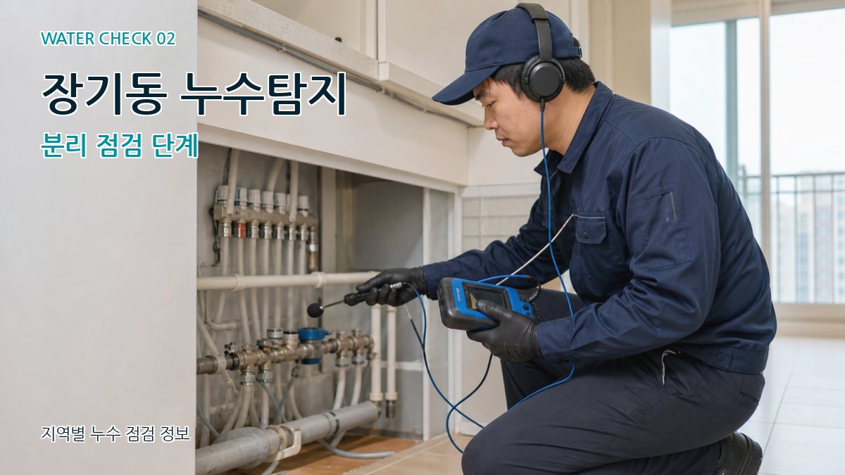 장기동 화장실누수 누수탐지 이미지