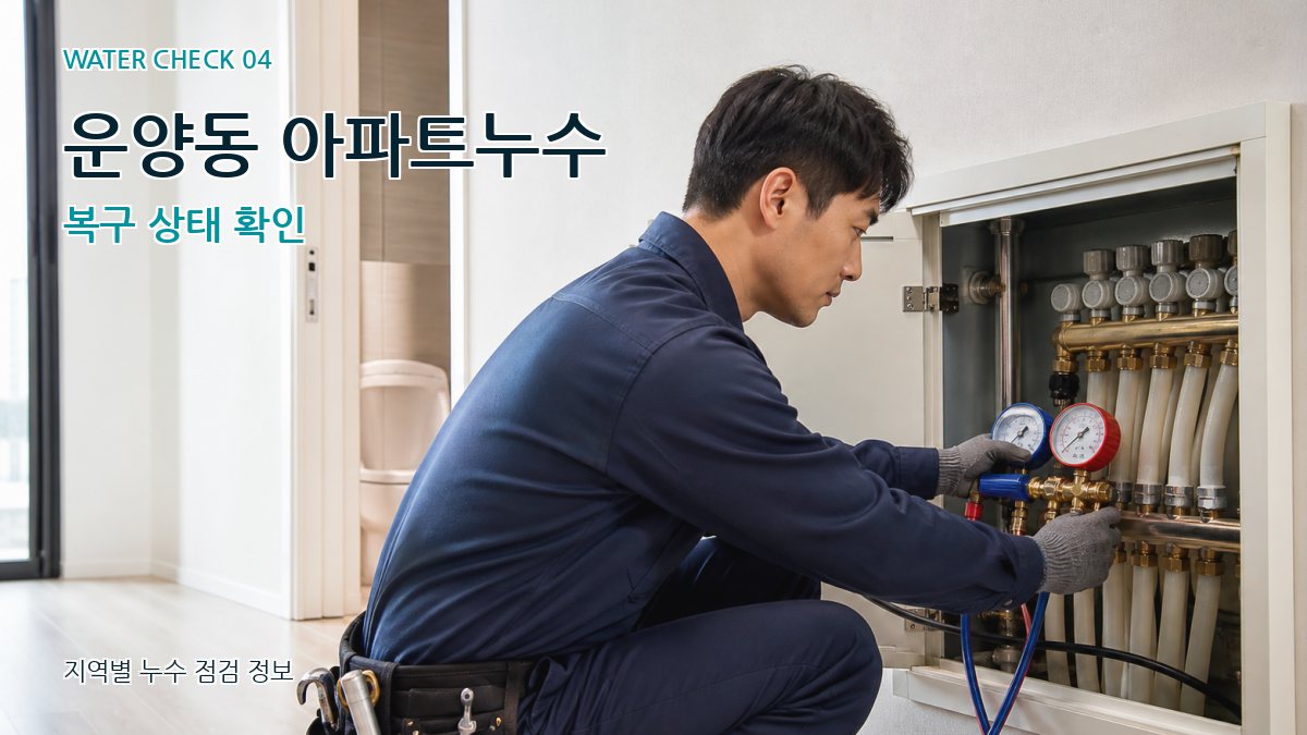 운양동 누수탐지 누수탐지 이미지