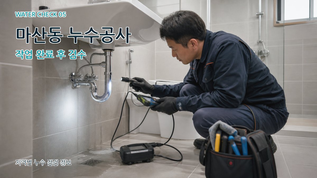 마산동 누수공사 누수탐지 이미지